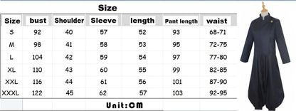 Geto Suguru Cosplay Costume Anime Jujutsu Kaisen High School Ieiri Shoko Costume Uniform Black Suit Halloween for Men Women