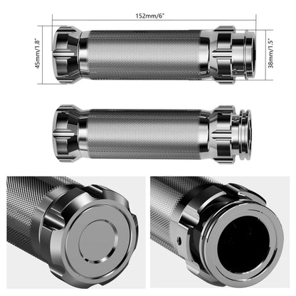 Handlebar Hand Grips For Harley Road King FLHR Road Glide FLTRX Street Glide FLHX Fat Boy 114 FLFBS Low RiderST Heritage Classic