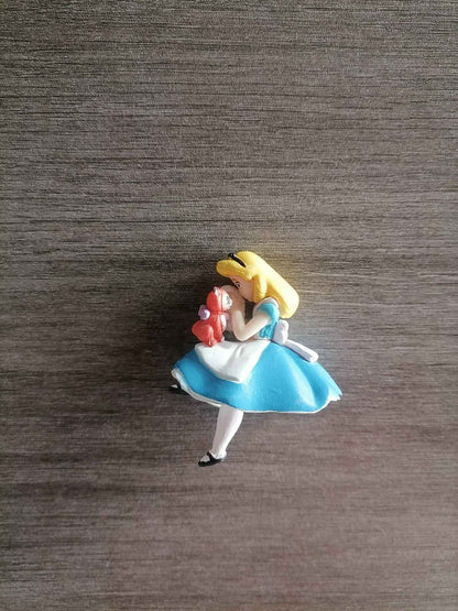 Disney Anime Alice no País das Maravilhas Gato Cheshire Coelho Branco Chapeleiro Louco Ostra Jovem Bonecos de Ação Brinquedos Fofos Bonecas de Moda Hobby