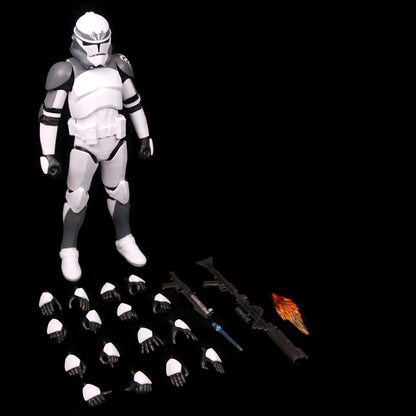 New Body(JOV3.0) - Star Wars 104th Trooper Wolf Pack Boost Sinker Comet Kamino ARC Trooper Grey Team 6" Boneco Articulado Brinquedos de Clone