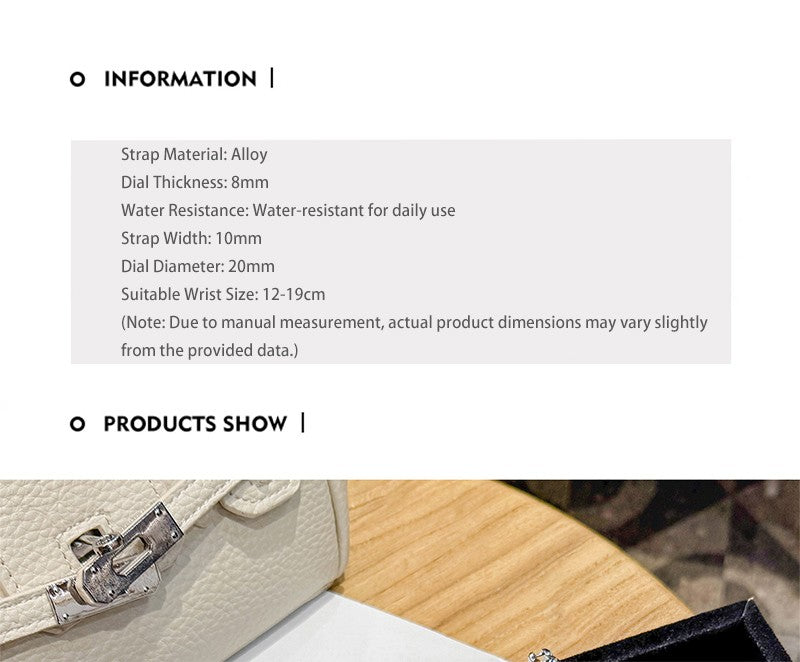 GEDI Bracelet Watch Woman Fashion Casual Simple Quartz Ladies Watches Luxury Vintage Niche Women's Wristwatches Gifts