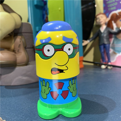 Desenho animado Os Simpsons Homer J Marge Bart Lisa Maggie Krusty o Palhaço Boneco de Ação Decoração de Mesa Brinquedo Colecionável Presente Infantil