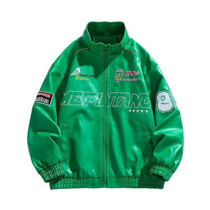 Casual Loose Men's Motorcycle Jacket Street Style Trendy Brand Spring Hot Sale Of The Season New High Street Fashion Couple's To