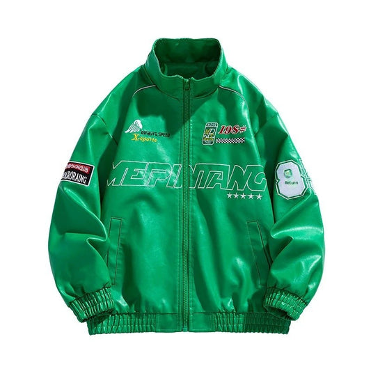 Casual Loose Men's Motorcycle Jacket Street Style Trendy Brand Spring Hot Sale Of The Season New High Street Fashion Couple's To