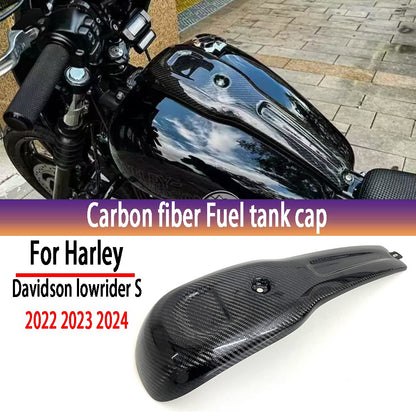 Para Harley Davidson Lowrider S 2022 2023 2024 Kit de Carenagens de Painel Lateral de Motocicleta 100% Fibra de Carbono Seca 3K Pura