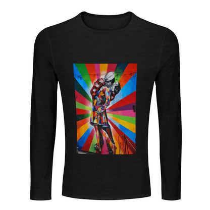 Famous Kiss Long T-Shirt plain t-shirt tees funny t shirts boys animal print shirt black t shirts for men