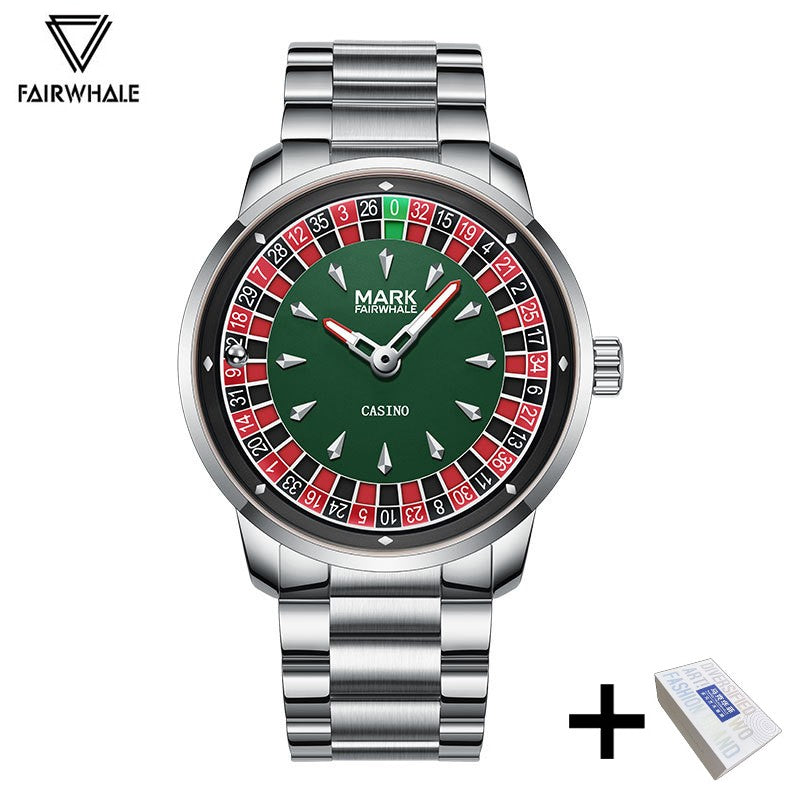 High Quality Mark Fairwhale Mens Wristwatch Fashion Unique Rotating  Roulette Dial Waterproof Quartz Man Watche Dropshipping ?