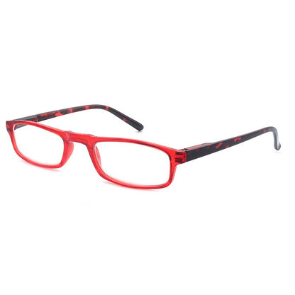 Women Men Reading Glasses Classic Small Rectangle Frame Spring Hinge Ulrta Comtable Wear Readers Eyeglass with Diopters