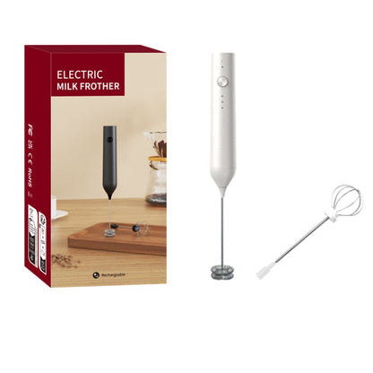Batedor Poderoso de Cozinha Espumador de Leite Portátil para Lattes, Misturador de Bebidas Elétrico, Recarregável, Batedor de Ovos