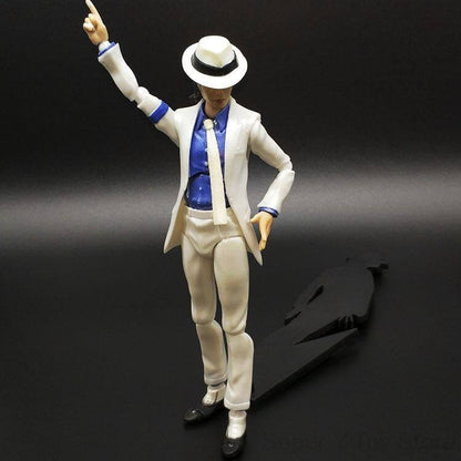 Hot Michael Jackson Smooth Criminal Moonwalk Action Michael Jackson Mj Thriller Joint Movable Figure Model Toys Christmas Gift