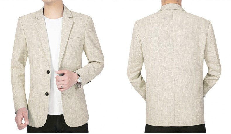 2025 New Men's Suit Jacket Thin Blazers Spring Autumn Solid Business Casual Suit Jacket Men Clothing  Blazer Hombre Coats