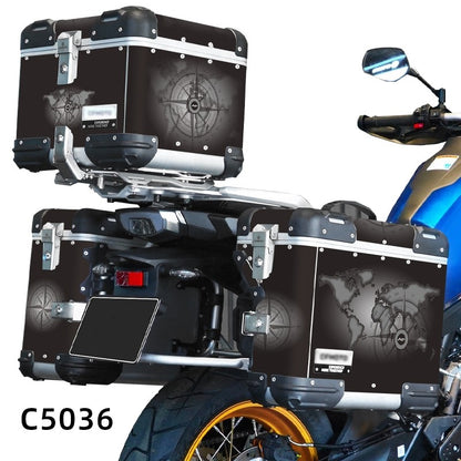 Adesivos de Motocicleta BIKE GP para CFMOTO 800MT N39° Conjunto de Adesivos Decorativos para Caixa de Ferramentas de Alumínio Baú de alumínio