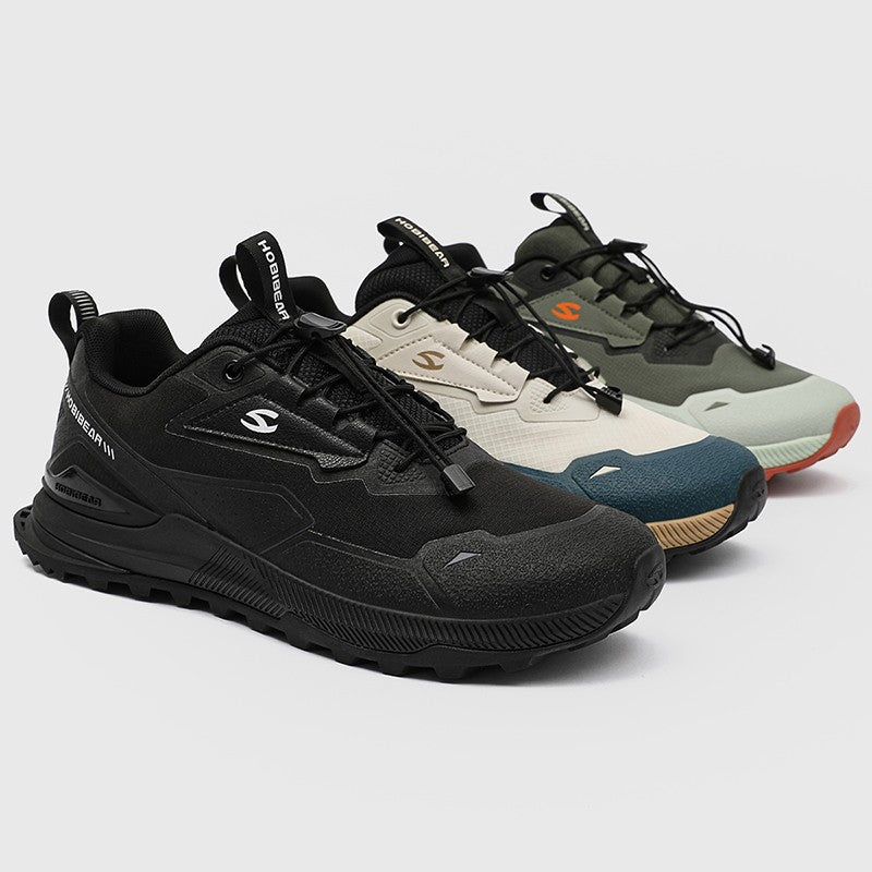 HOBIBEAR Unisex Running Shoes Elastic Band Hiking Sneakers Lightweight Breathable Casual Shoes