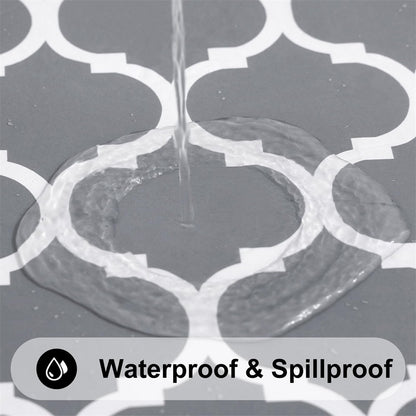 Olanly PVC House Table Cloth Rectangular Tablecloths Waterproof Table Mat For Coffee Table Banquet Decoration Dining Table Cover