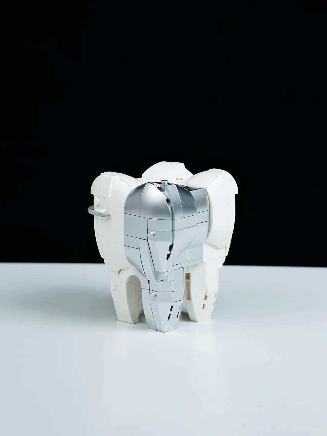 Especialista Criativo MOC Bloco de Montar Mecânico Dente Modelo de Estrutura Oral com LED Brinquedo Educacional para Crianças Presente de Natal