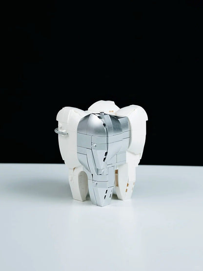Especialista Criativo MOC Bloco de Montar Mecânico Dente Modelo de Estrutura Oral com LED Brinquedo Educacional para Crianças Presente de Natal