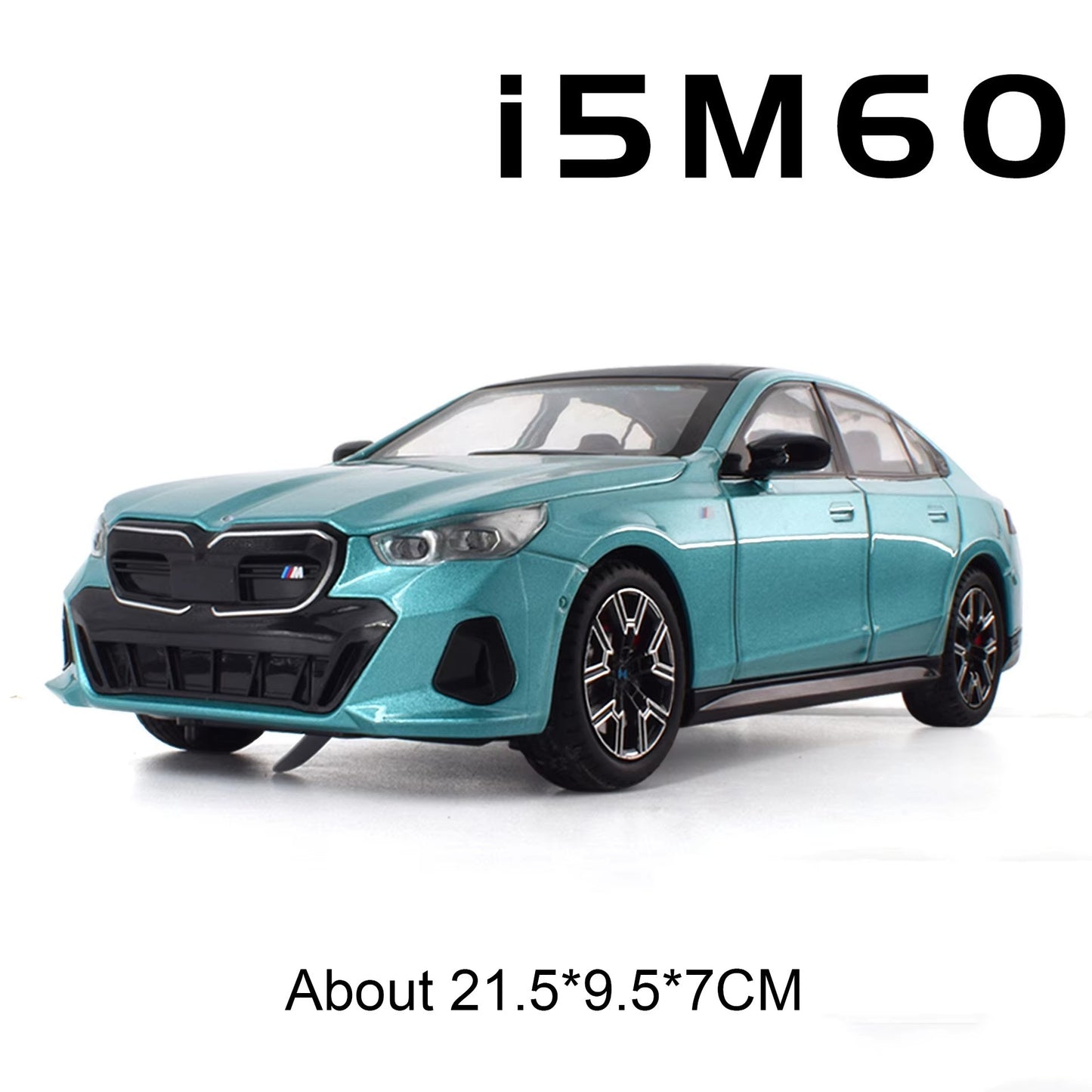 1:24 O 7 760Li Modelo I5 M60 Carro de Liga Fundida Brinquedos 6 Portas Abertas Luz Sonora Puxar para Trás Veículos Miniatura Presentes de Aniversário para Menino
