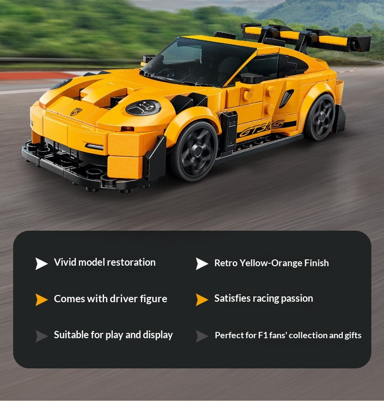 Lego Building Blocks Série Mecânica 911 Carro Esportivo Blocos de Montar Modelo de Corrida, Brinquedo de Carro de Alta Dificuldade Presente para Menino