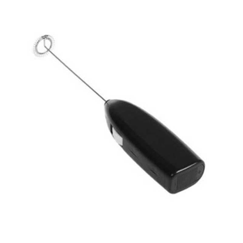 Batedor de Ovos Elétrico Espumador de Leite para Café Cozinha Doméstica Mini Mixer de Café com Leite e Chá em Aço Inoxidável
