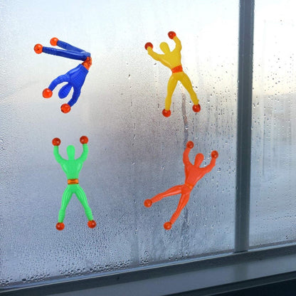 10/100Pcs Novelty Sticky Wall Climbing Climber Men Kids Boy Birthday Party Favors Supplies Pinata Fillers Treat Bag Gifts
