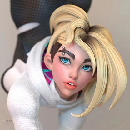 18cm Spidergwen Figure Spider Girl Anime Figure Movie Role Gwen Action Figurine Collectible Toys Decoration Pvc Model Doll Gifts