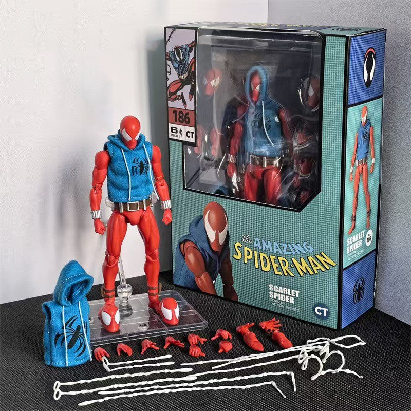 Mess Toys & Ct Toys Full Range Black Suit Neighbor Spiderman Mafex 143 Ben Reilly Comic Ver The Amazing Action Figure Toys Gift