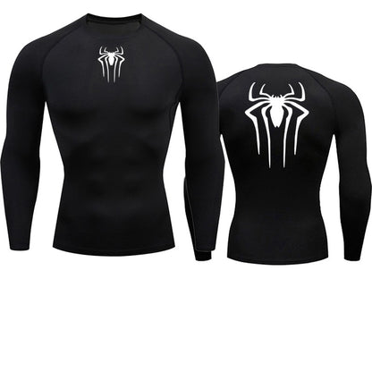 Sun Protection Sports Second Skin Running T-Shirt Men's Fitness Rashgarda MMA Long Sleeves Compression Shirt Workout Clothing