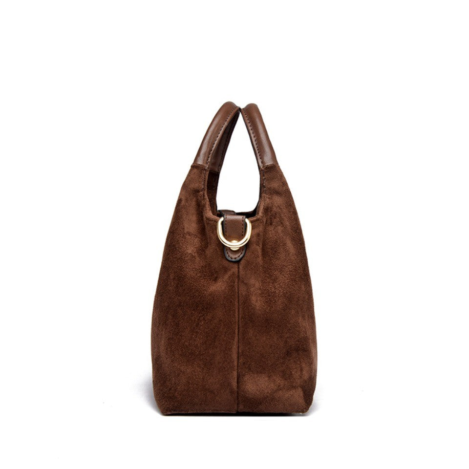 Genuine Brand Suede Handbags Soft Leather High Quality Women Bag Small Casual Female Messenger Shoulder Bag Ladies Crossbody Bag