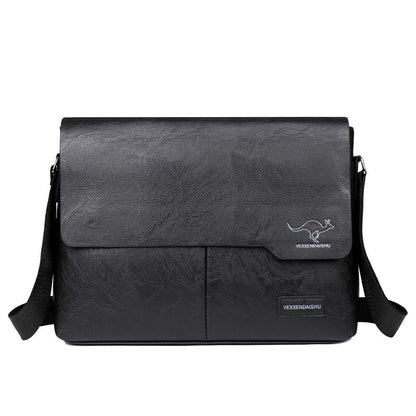 Luxury Brand Men Shoulder Bag For IPAD Leather Business Handbag Men Messenger Bag Large Side Sling Bag Fashion Man Crossbody Bag