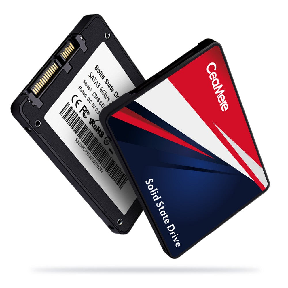CeaMere SSD 5Pcs-10Pcs 120GB 240GB 480GB Disco rígido 2.5 "SATA 512GB 960GB 1TB Hdd Unidade de Estado Sólido Interna para Laptop PC