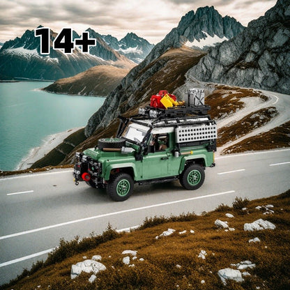 Novo 2336pcs Decoração de Casa veículo off-road clássico 90 modelo de construção 10317 montagem mecânica presente de aniversário de menino