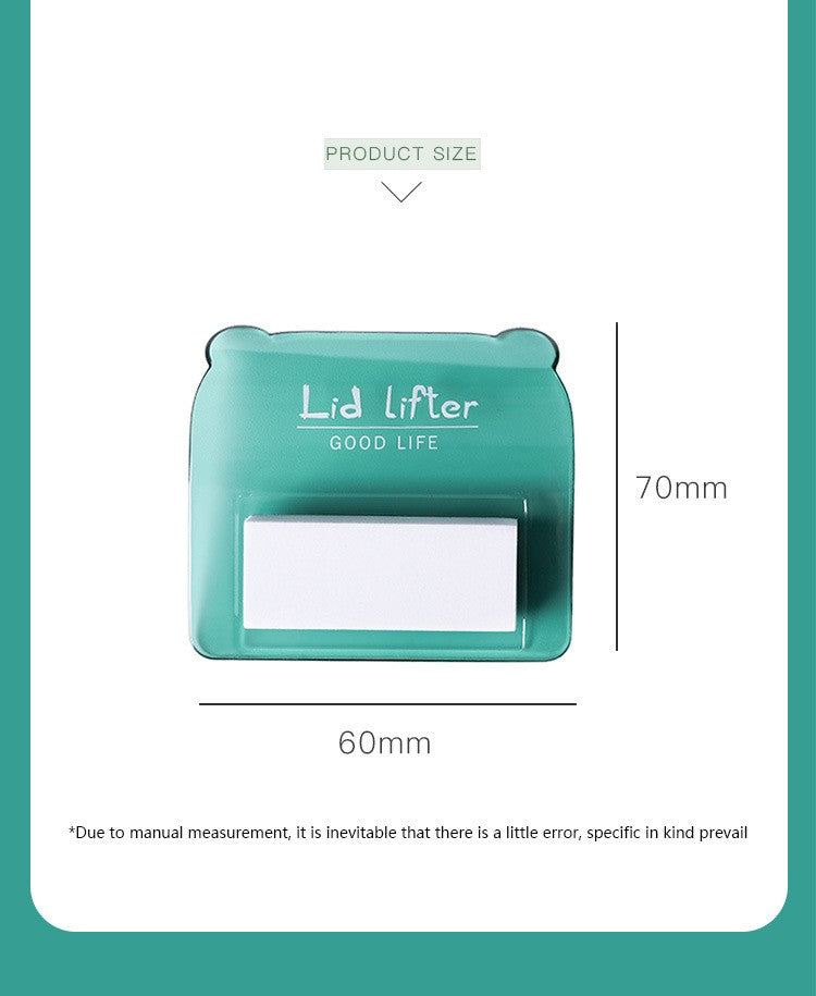 1 Pc Toilet Lid Lifting Device Light and Small PS Material to Lift the Toilet Lid Bathroom Supplies