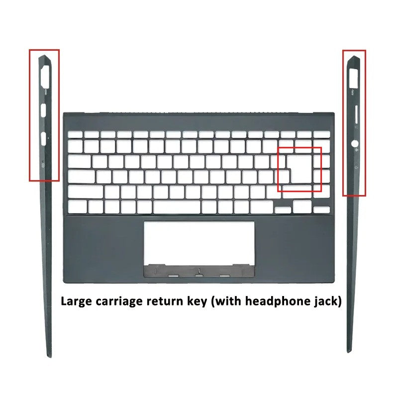 Novo Para ZenBook 14 UX425 UX425J UX425E U4700J Tampa Traseira LCD/Painel Frontal/Dobradiças/Apoio para as Mãos/Tampa Inferior Carcaça Completa