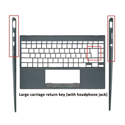 Novo Para ZenBook 14 UX425 UX425J UX425E U4700J Tampa Traseira LCD/Painel Frontal/Dobradiças/Apoio para as Mãos/Tampa Inferior Carcaça Completa