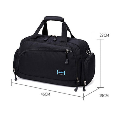 Unisex Waterproof Nylon Travel Handbag Men Weekend Shoulder Bags Vintage Casual Duffel Weekend Bag Women Overnight Packing Cubes