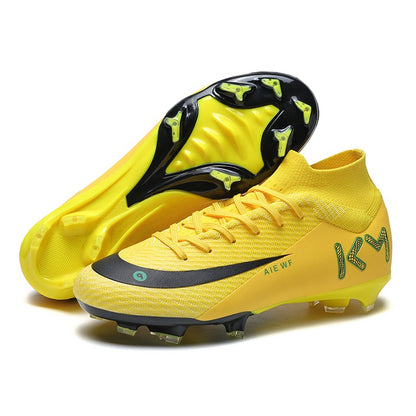 New Men Soccer Shoes Adult Futsal Sport Indoor Football Boots Cleats Non-Slip Boys Grass Ultralight Turf Comfortable Match