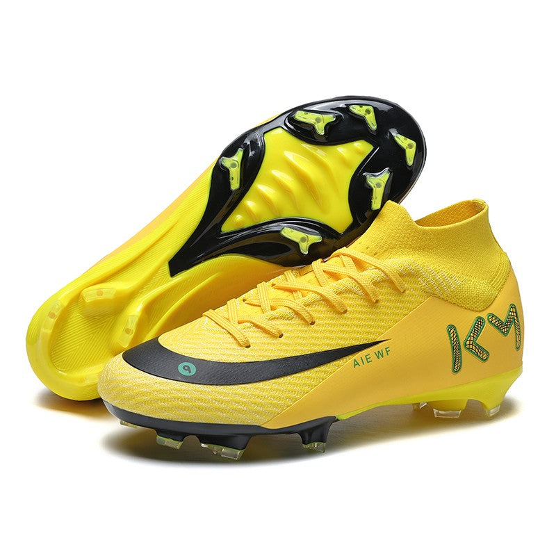 New Men Soccer Shoes Adult Futsal Sport Indoor Football Boots Cleats Non-Slip Boys Grass Ultralight Turf Comfortable Match