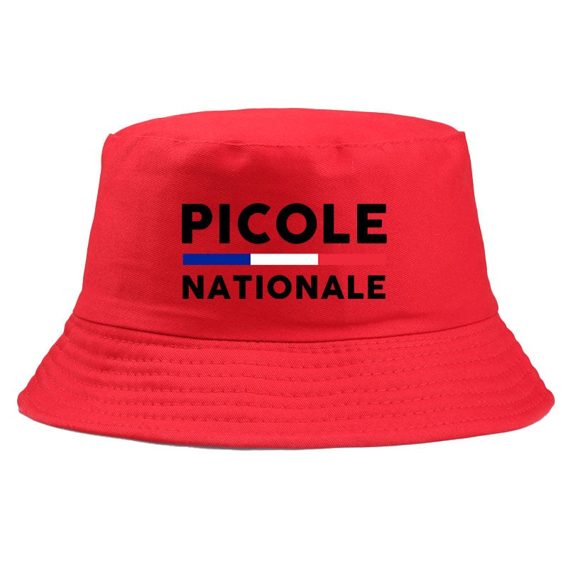 Summer Picole Nationale Bob Man Reversible Bucket Hat Women Cotton Fisherman Cap Unisex Outdoor Sport Sun Activities Panama