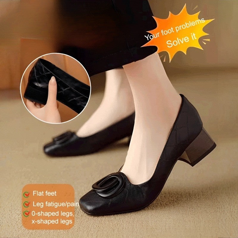 Spring New Women Flats Round Toe Shallow Slip On Ladies Casual Ballet Shoes Soft Leather Eelgant Dress Shoes