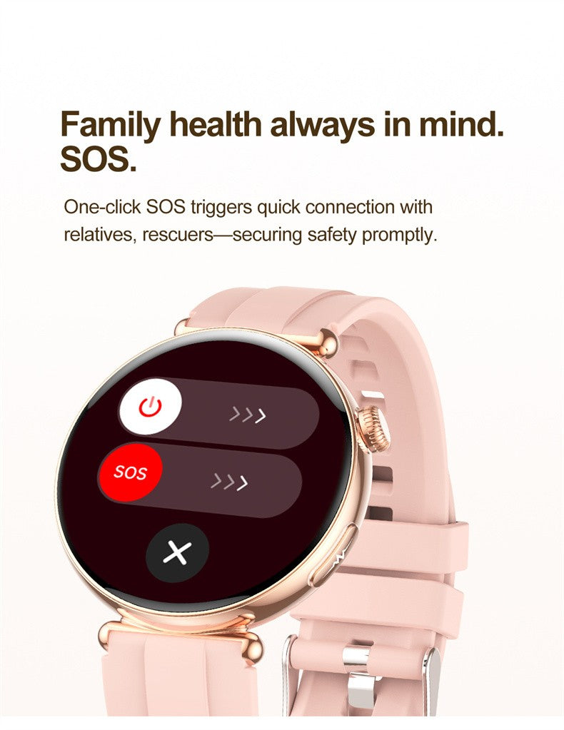 Women Smartwatch 1.32inch AMOLED Screen Call ECG Sport Watch Blood Pressure Micro physical examination AI dial Women Smart Watch