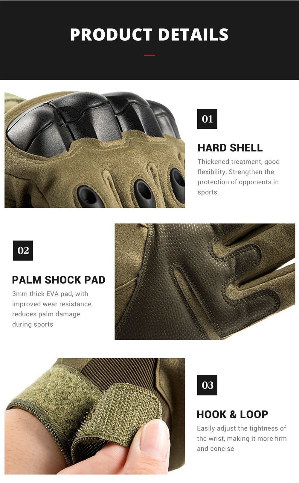 Luva de moto masculina com tela sensível ao toque, para motociclismo e motocross, proteção de dedo inteiro, Luvas Moto Preto
