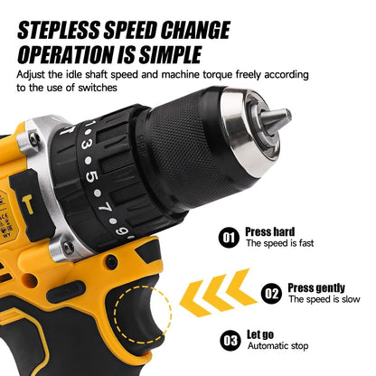 DEWALT Bateria de Lítio 20V Recarregável Parafusadeira Elétrica Compacta Sem Escova Furadeira Furadeira de Impacto DCD805