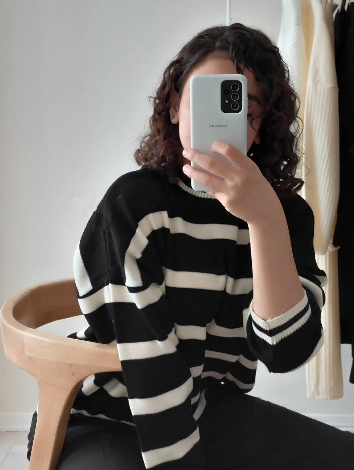 Street Fashion Brand Irregular Striped Warm Fashion Long-sleeved Sweater Men American Y2K Harajuku Casual Loose Pullover Women