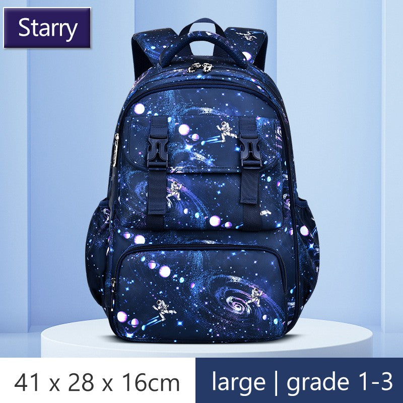 Mochila Ergonômica de Suporte Confortável para Coluna, para Livros Infantis do Ensino Fundamental e Médio Meninos Leve