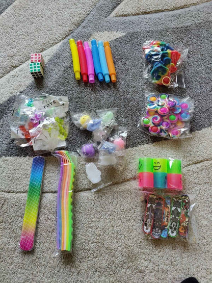 Joyfy 60 Pack Party GiftsFidget Toys Adults Party Favors Autism Sensory Treasure Box Toys Classroom Prizes Stress Relief Gifts