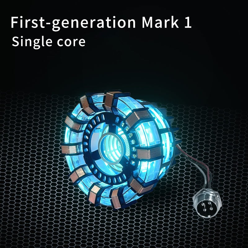Nova Promoção: Reatores Arc Mk1 e Mk2 do Homem de Ferro Tony Stark's Heart of Mark Armor Bonecos dos Vingadores com Luzes de LED Brinquedo Lâmpada de Peito 1:1 edc