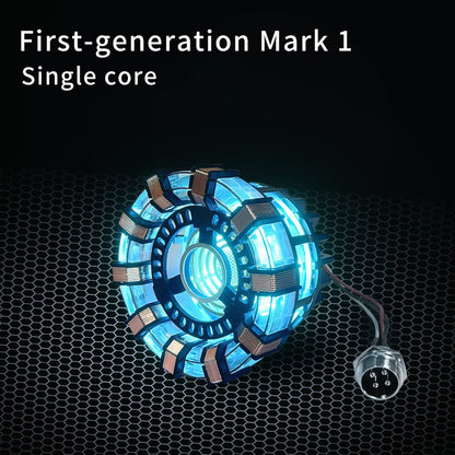 Nova Promoção: Reatores Arc Mk1 e Mk2 do Homem de Ferro Tony Stark's Heart of Mark Armor Bonecos dos Vingadores com Luzes de LED Brinquedo Lâmpada de Peito 1:1 edc