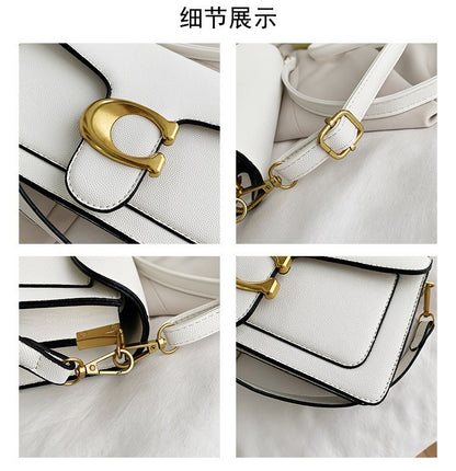 Hot selling retro fashion handbag with versatile temperament and trendy single shoulder crossbody bag for women