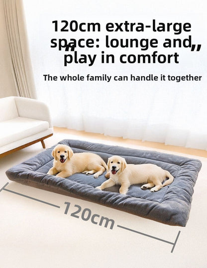 Cama Para Cães Extra Grande Sofá De Pelúcia Para Cães, Cama Para Animais De Estimação De Poliéster Super Macio, Engrossado, Tapete Para Cães Grandes De Inverno