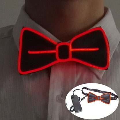 Japanese Anime Conan Same LED Glasses Light Up Glasses Glowing Glasses Bowtie Men Women Halloween Cosplay Costume